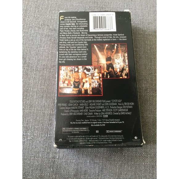 Coyote Ugly (2001 Touchstone VHS) Tyra Banks LeAnn Rimes John Goodman - Picture 6 of 12